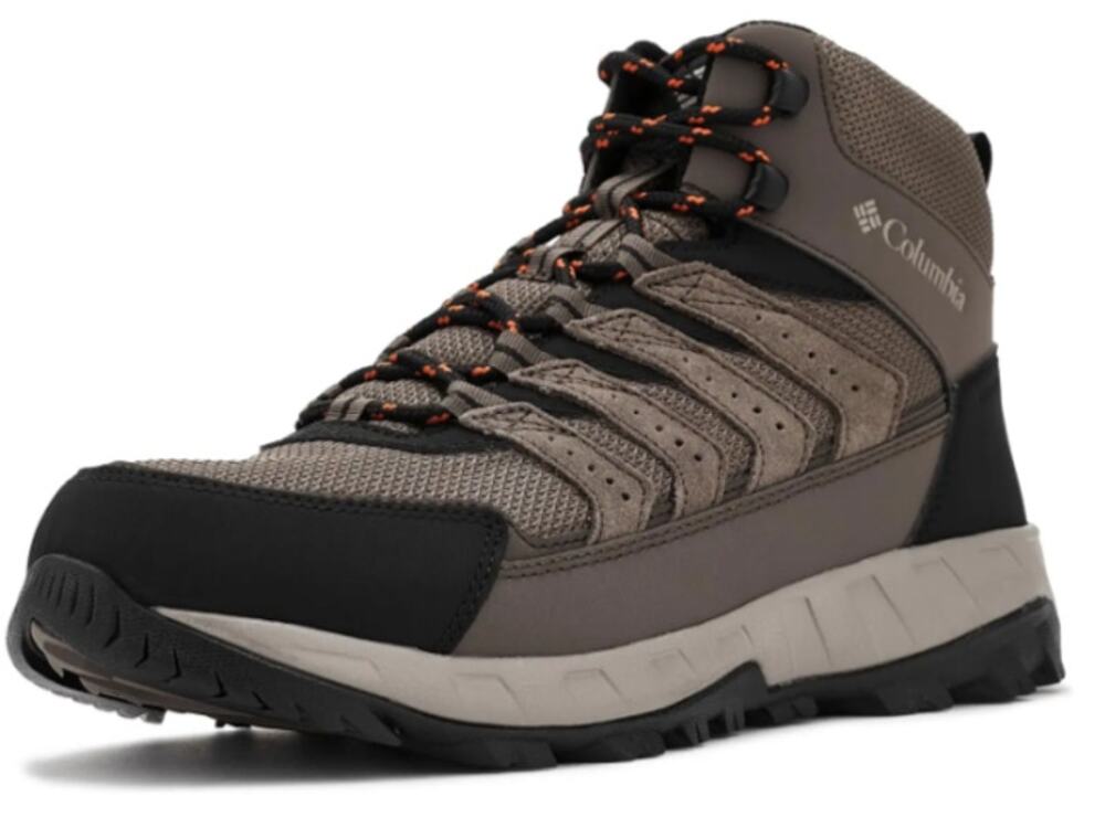 Columbia Mens Strata Trail Mid Hiking Boots Size 10 Brown Waterproof NWOB